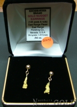 Gold Nugget Jewelry..earrings 2109J