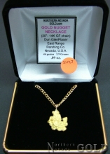 Gold Nugget Jewelry-Necklace-2114J